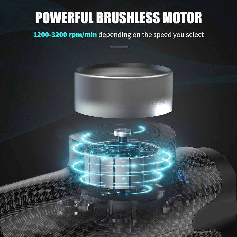 Pistola eléctrica de masaje muscular Masaje y Relajación Pistola eléctrica de masaje muscular