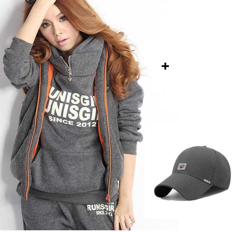 2 Conjunto para mujeres, casual y cómodo de tres piezas de terciopelo +1 Gorra de béisbol Pantalones Casual y Joggers de Mujer 2 Conjunto para mujeres, casual y cómodo de tres piezas de terciopelo +1 Gorra de béisbol