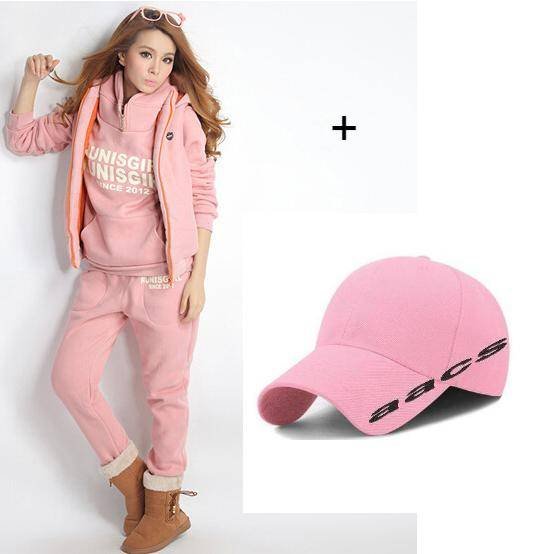 2 Conjunto para mujeres, casual y cómodo de tres piezas de terciopelo +1 Gorra de béisbol Pantalones Casual y Joggers de Mujer 2 Conjunto para mujeres, casual y cómodo de tres piezas de terciopelo +1 Gorra de béisbol