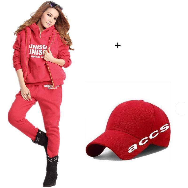 2 Conjunto para mujeres, casual y cómodo de tres piezas de terciopelo +1 Gorra de béisbol Pantalones Casual y Joggers de Mujer 2 Conjunto para mujeres, casual y cómodo de tres piezas de terciopelo +1 Gorra de béisbol