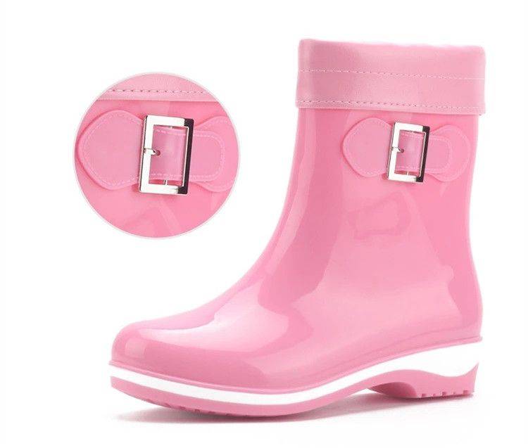 Botas de lluvia de señora de PVC tobillo ,clásico al aire libre Botas de agua y Cubierta de Zapatos Botas de lluvia de señora de PVC tobillo ,clásico al aire libre