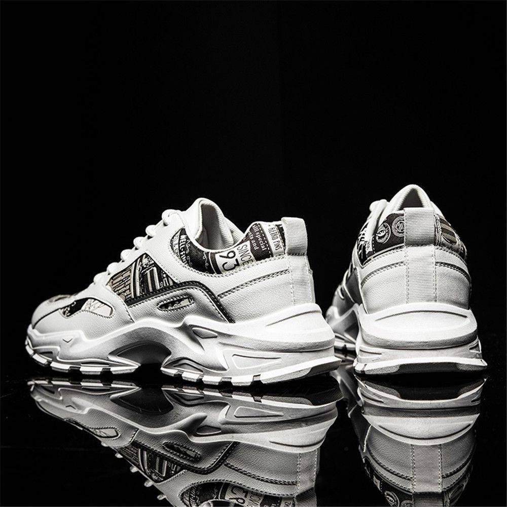 Zapatillas deportivas casuales de cuero PU para hombre Zapatillas de Hombres Zapatillas deportivas casuales de cuero PU para hombre