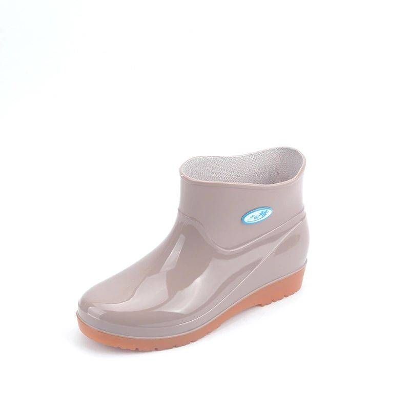 Botas de lluvia gruesas y cálidas para mujer, antideslizantes Botas de agua y Cubierta de Zapatos Botas de lluvia gruesas y cálidas para mujer, antideslizantes