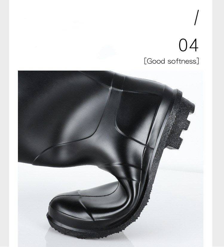 2×1 Bota impermeable al aire libre de mujer ,Chelsea caucho negro Botas de agua y Cubierta de Zapatos 2x1 Bota impermeable al aire libre de mujer ,Chelsea caucho negro