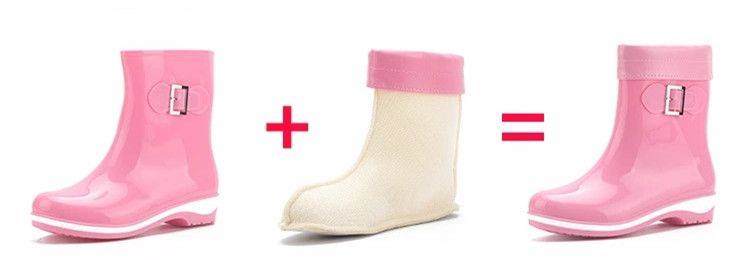 Botas de lluvia de señora de PVC tobillo ,clásico al aire libre Botas de agua y Cubierta de Zapatos Botas de lluvia de señora de PVC tobillo ,clásico al aire libre