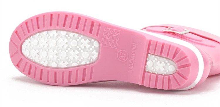 Botas de lluvia de señora de PVC tobillo ,clásico al aire libre Botas de agua y Cubierta de Zapatos Botas de lluvia de señora de PVC tobillo ,clásico al aire libre