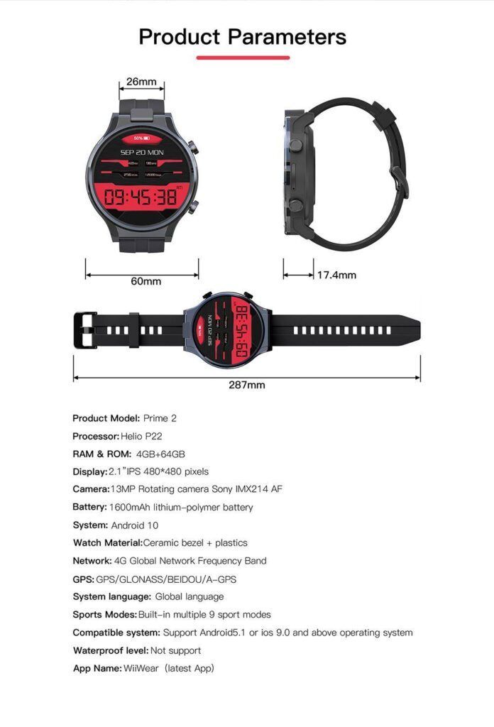 Reloj inteligente Prime 2 para hombre Smart Watch.. Reloj inteligente Prime 2 para hombre