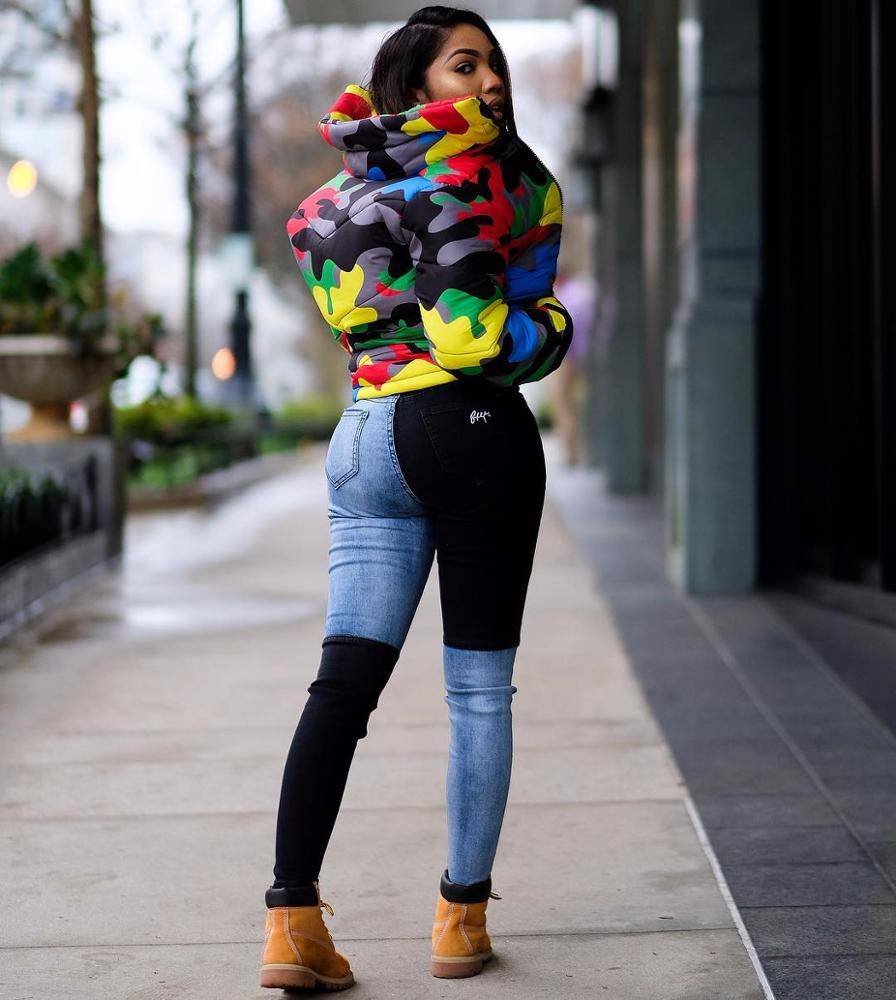 Parka de camuflaje de invierno Parkas, Cazadoras y Chaquetas de Mujer Parka de camuflaje de invierno