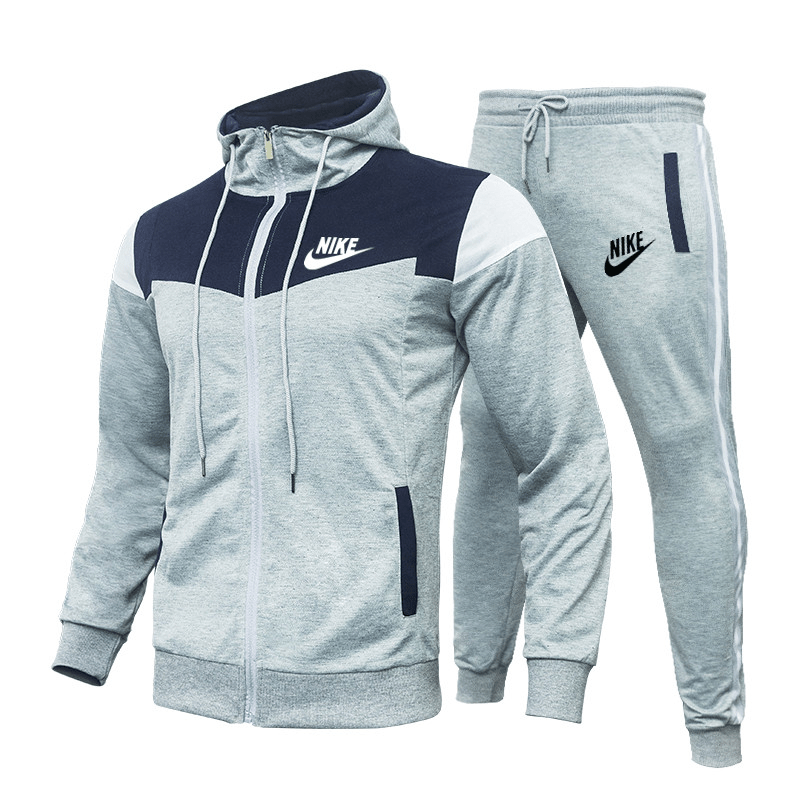 Chaqueta con capucha empalmada para hombre Chándal para hombre Chaqueta con capucha empalmada para hombre