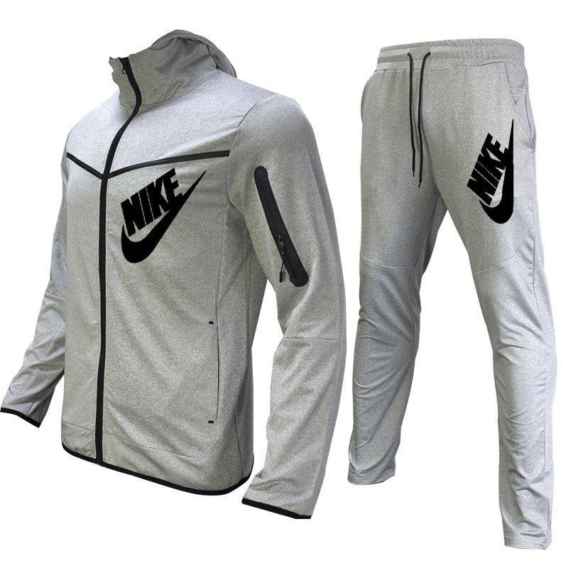 Chándal informal de poliéster de manga larga para hombre de dos piezas Chándal para hombre Chándal informal de poliéster de manga larga para hombre de dos piezas