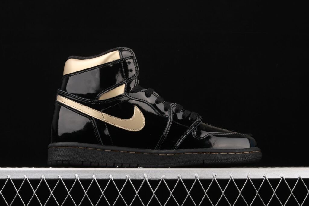 Air Jordan 1 High OG Negro Metálico Gold AJ1 Zapatillas de Hombres Air Jordan 1 High OG Negro Metálico Gold AJ1