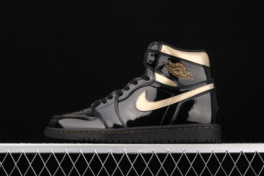 Air Jordan 1 High OG Negro Metálico Gold AJ1 Zapatillas de Hombres Air Jordan 1 High OG Negro Metálico Gold AJ1