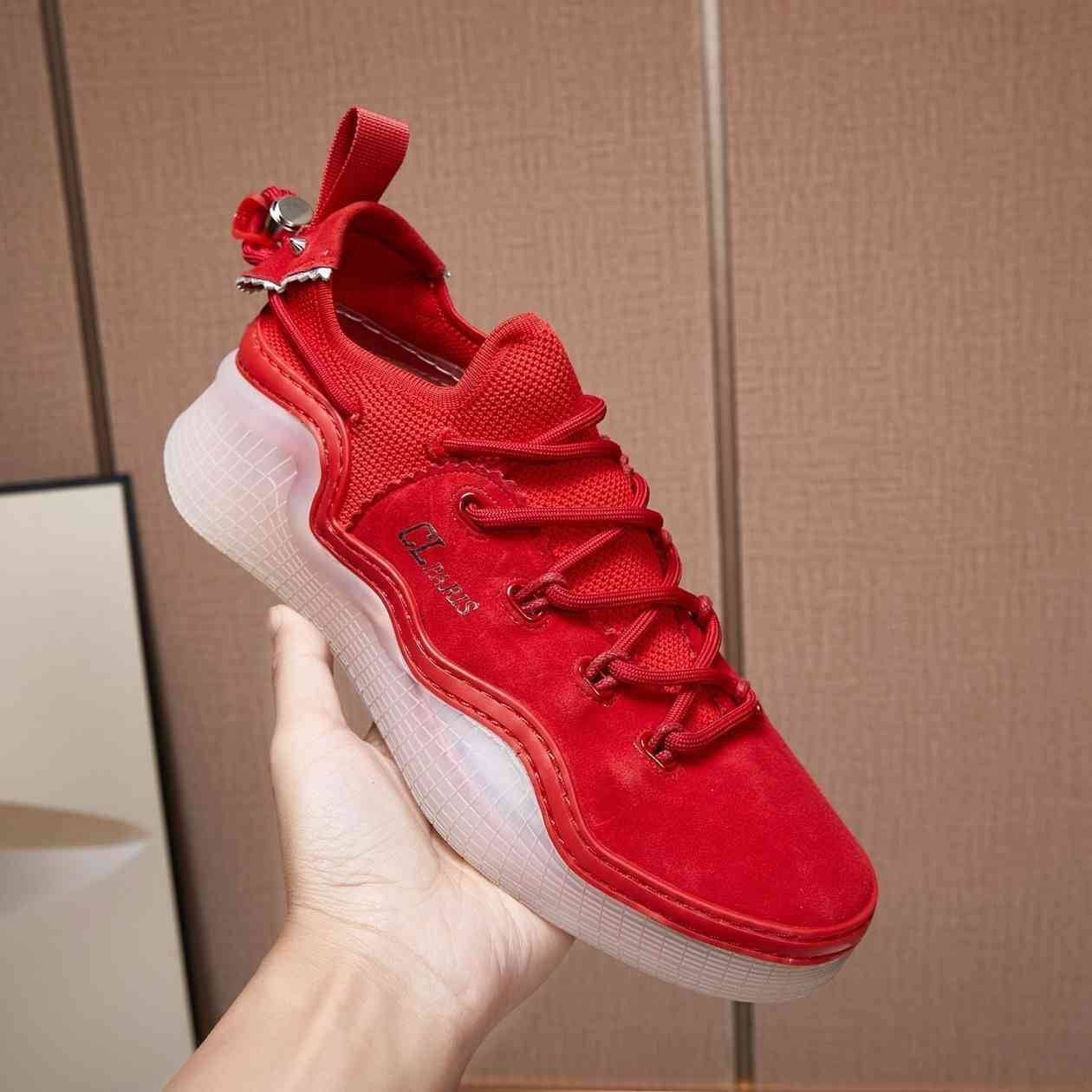 Zapatillas casuales populares de suela roja Zapatillas de Hombres Zapatillas casuales populares de suela roja