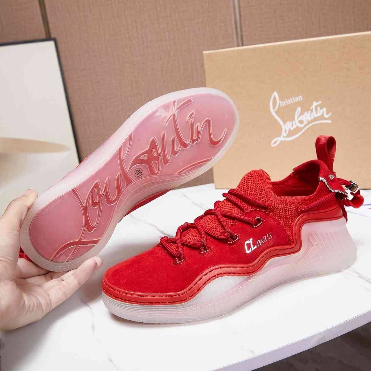 Zapatillas casuales populares de suela roja Zapatillas de Hombres Zapatillas casuales populares de suela roja