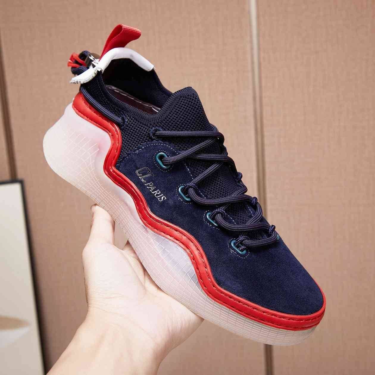 Zapatillas casuales populares de suela roja Zapatillas de Hombres Zapatillas casuales populares de suela roja