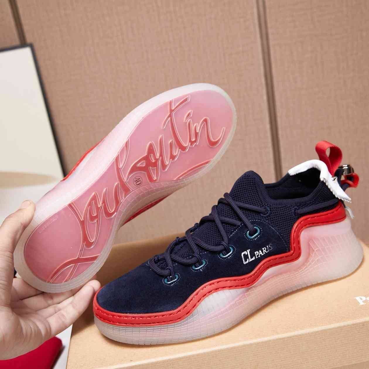 Zapatillas casuales populares de suela roja Zapatillas de Hombres Zapatillas casuales populares de suela roja