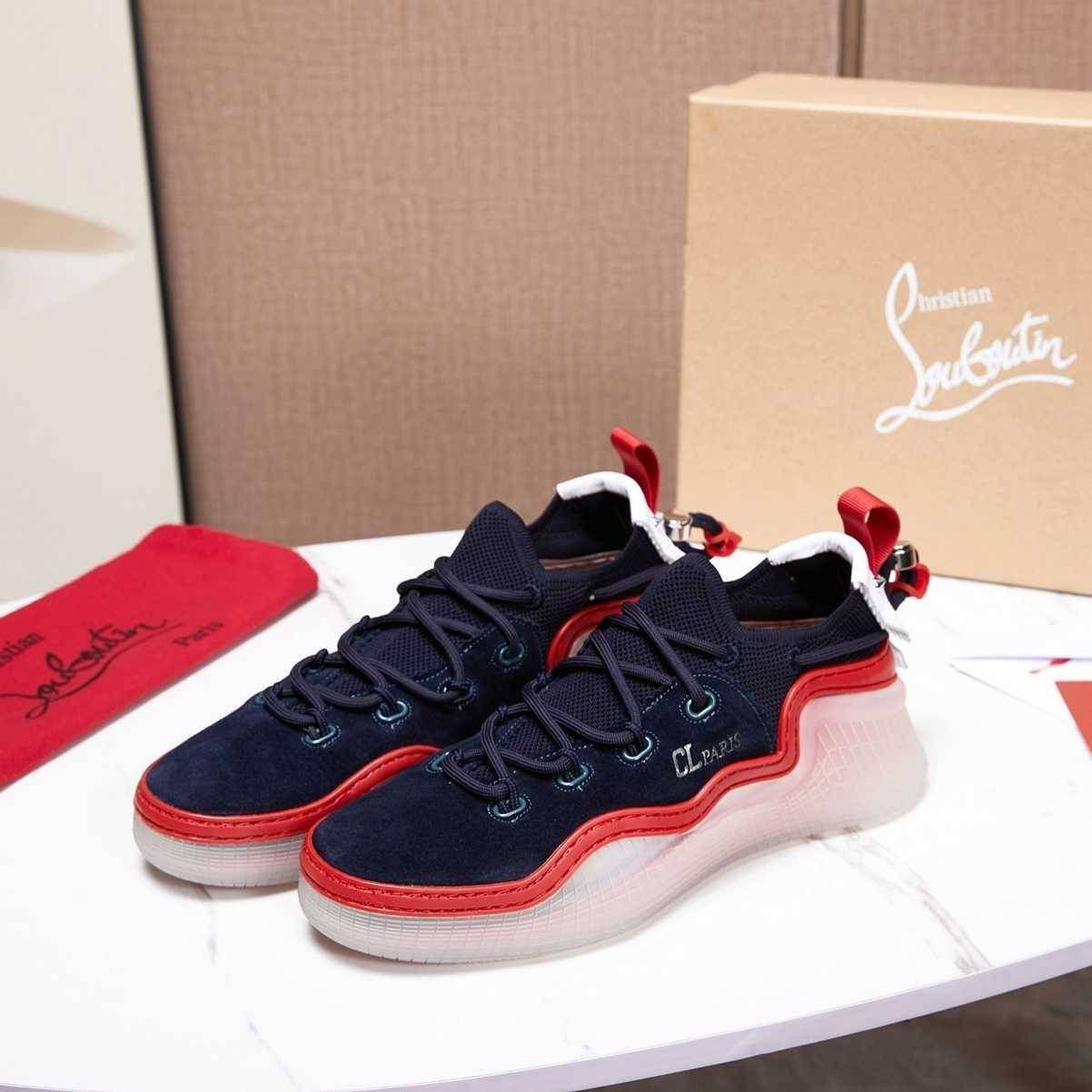 Zapatillas casuales populares de suela roja Zapatillas de Hombres Zapatillas casuales populares de suela roja