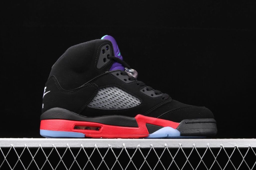 Air Jordán 5 Top 3 AJ5 Joe 5 Grape Púrpura Negras Rojas Zapatillas de Hombres Air Jordán 5 Top 3 AJ5 Joe 5 Grape Púrpura Negras Rojas