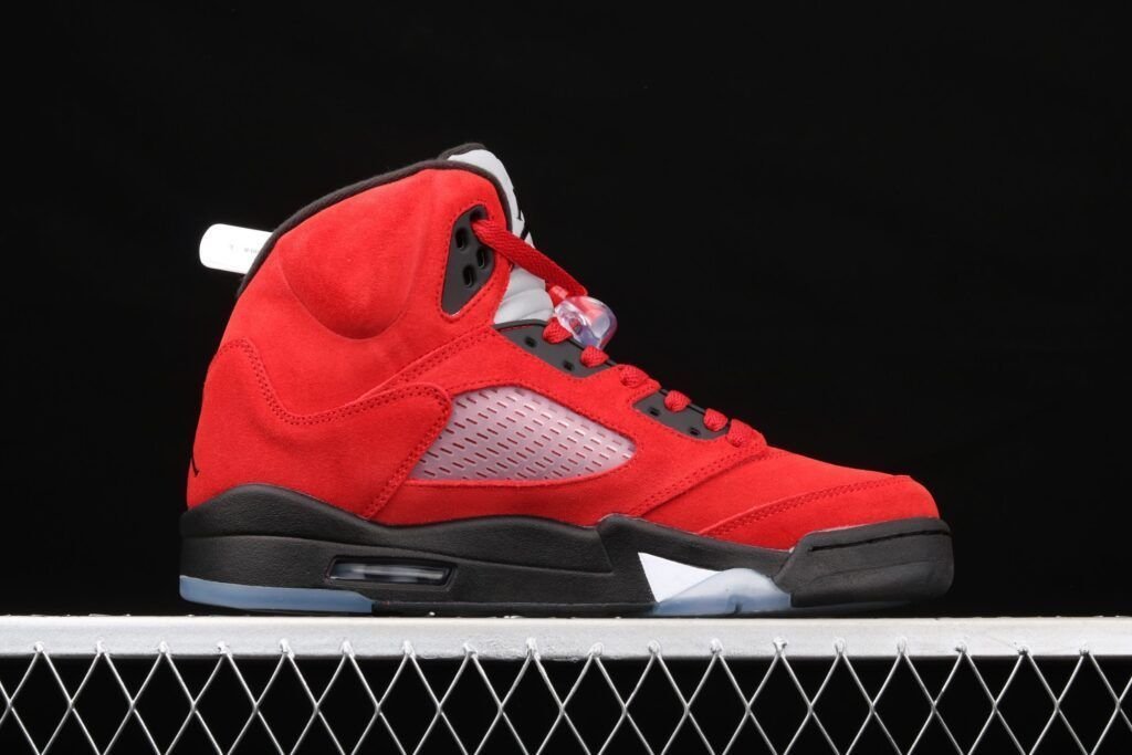 Air Jordán 5 «Raging Bull» AJ5 Joe 5 Big Red Bull Zapatillas de Hombres Air Jordán 5