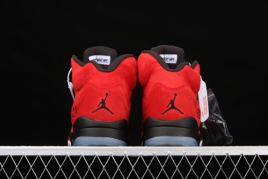Air Jordán 5 «Raging Bull» AJ5 Joe 5 Big Red Bull Zapatillas de Hombres Air Jordán 5
