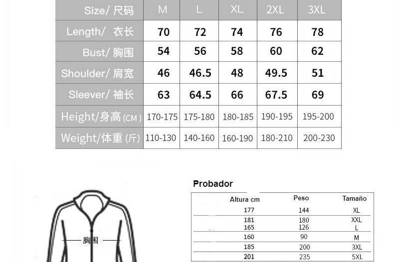 Conjunto de tres piezas pantalón Chándal para hombre Conjunto de tres piezas pantalón