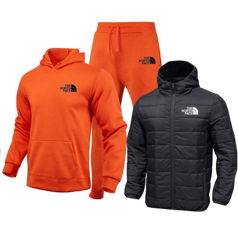 Conjunto de tres piezas pantalón Chándal para hombre Conjunto de tres piezas pantalón