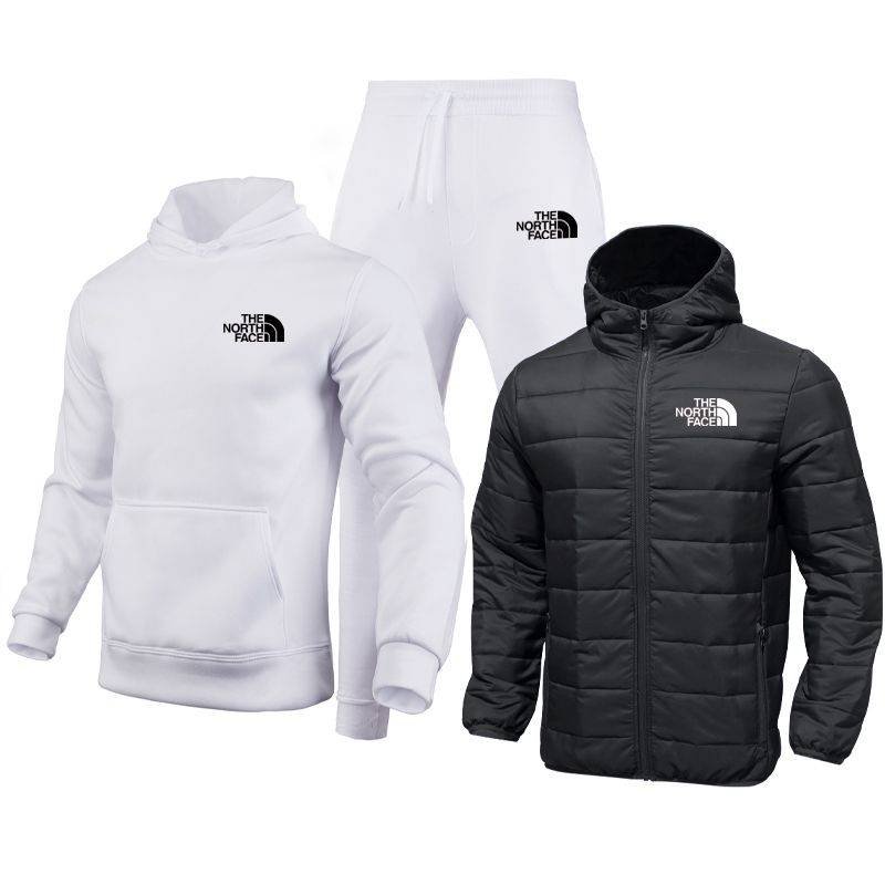 Conjunto de tres piezas pantalón Chándal para hombre Conjunto de tres piezas pantalón