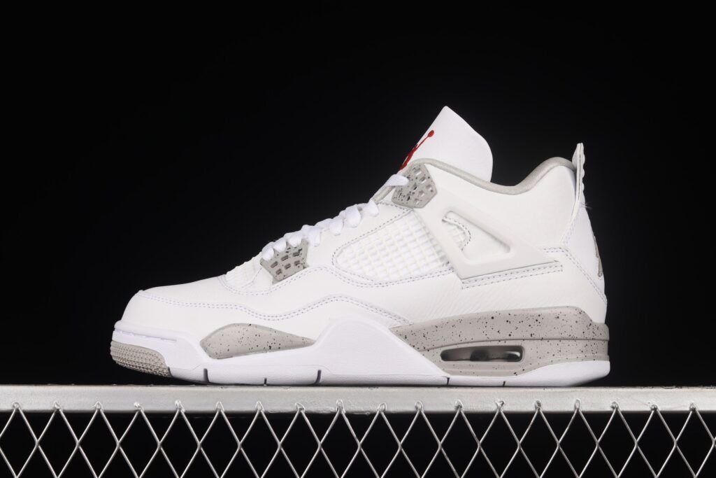 Zapatillas Air Jordan 4 Retro «White Oreo Zapatillas de Hombres Zapatillas Air Jordan 4 Retro