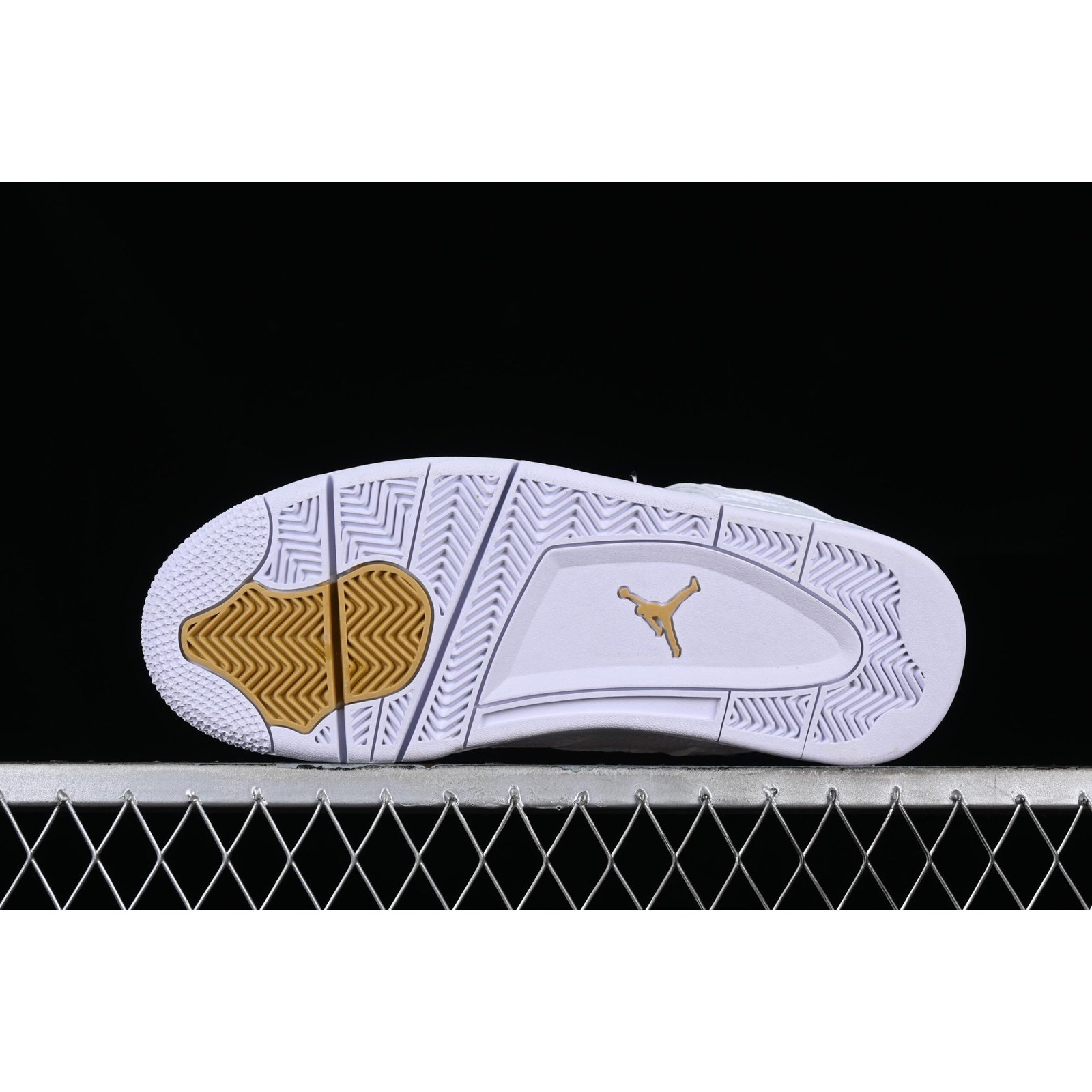 Zapatillas Air Jordan 4 «White Gold» AJ4 Zapatillas de Hombres Zapatillas Air Jordan 4