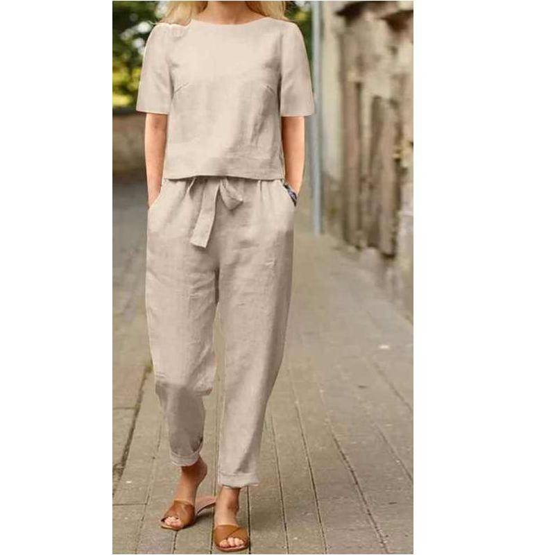 Conjuntos de dos piezas Pantalones Casual y Joggers de Mujer Conjuntos de dos piezas Pantalones Casual y Joggers de Mujer