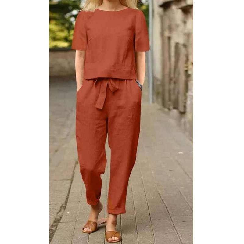 Conjuntos de dos piezas Pantalones Casual y Joggers de Mujer Conjuntos de dos piezas Pantalones Casual y Joggers de Mujer