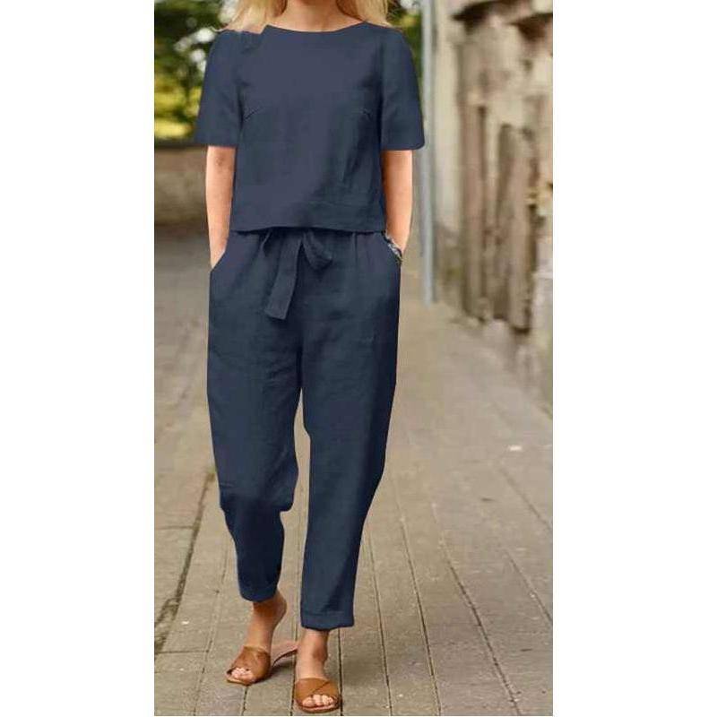 Conjuntos de dos piezas Pantalones Casual y Joggers de Mujer Conjuntos de dos piezas Pantalones Casual y Joggers de Mujer