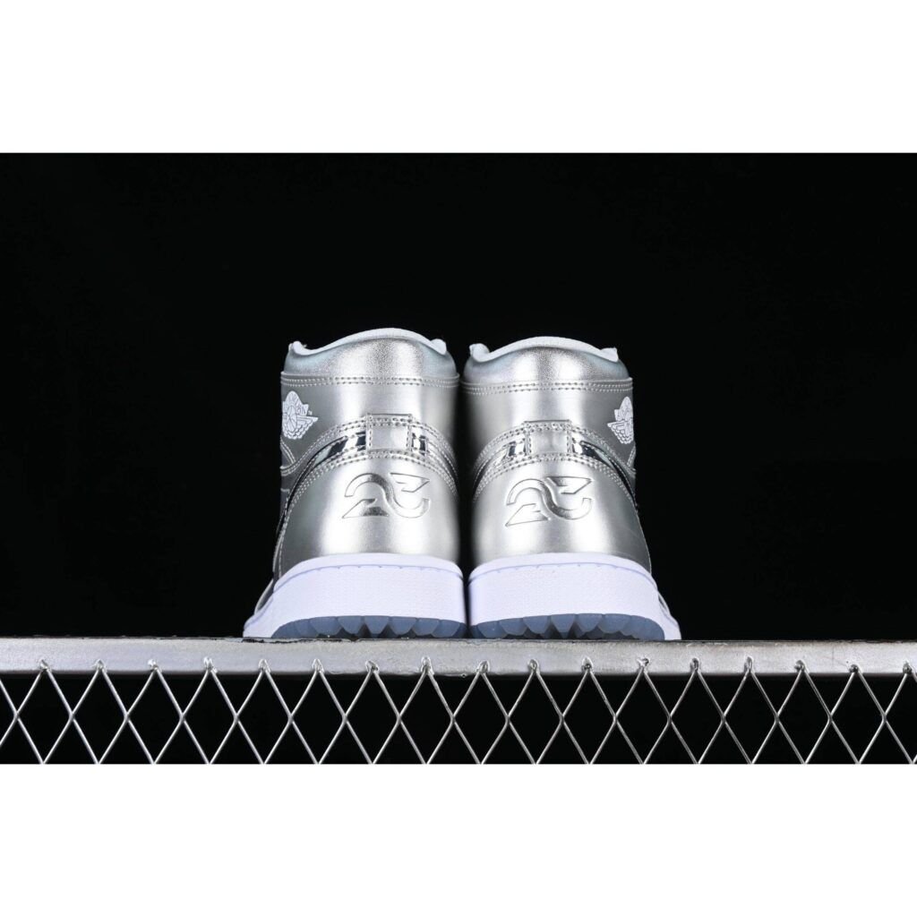 Air Jordán 1 High Golf AJ1 de caña alta plateados Zapatillas de Hombres Air Jordán 1 High Golf AJ1 de caña alta plateados Zapatillas de Hombres