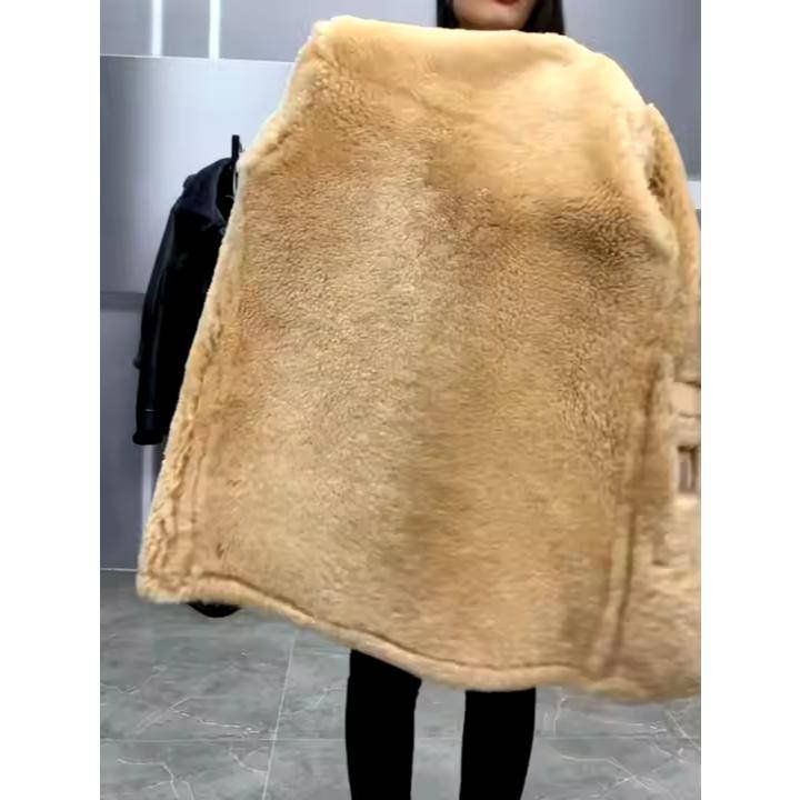 Chaqueta de piel de oveja genuina para mujeres Parkas, Cazadoras y Chaquetas de Mujer Chaqueta de piel de oveja genuina para mujeres Parkas, Cazadoras y Chaquetas de Mujer