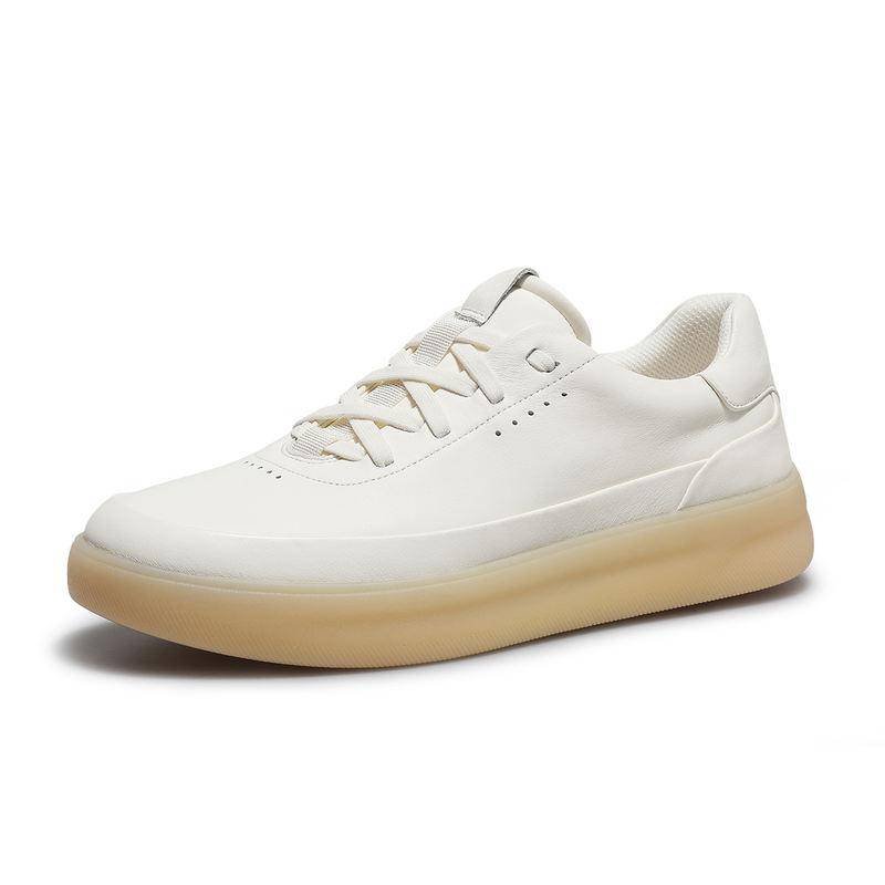Zapatillas de cuero para hombres Zapatillas de Hombres Color: White Shoe Size: 45|44|38|37|41|40|43|42|39 Zapatillas de cuero para hombres Zapatillas de Hombres