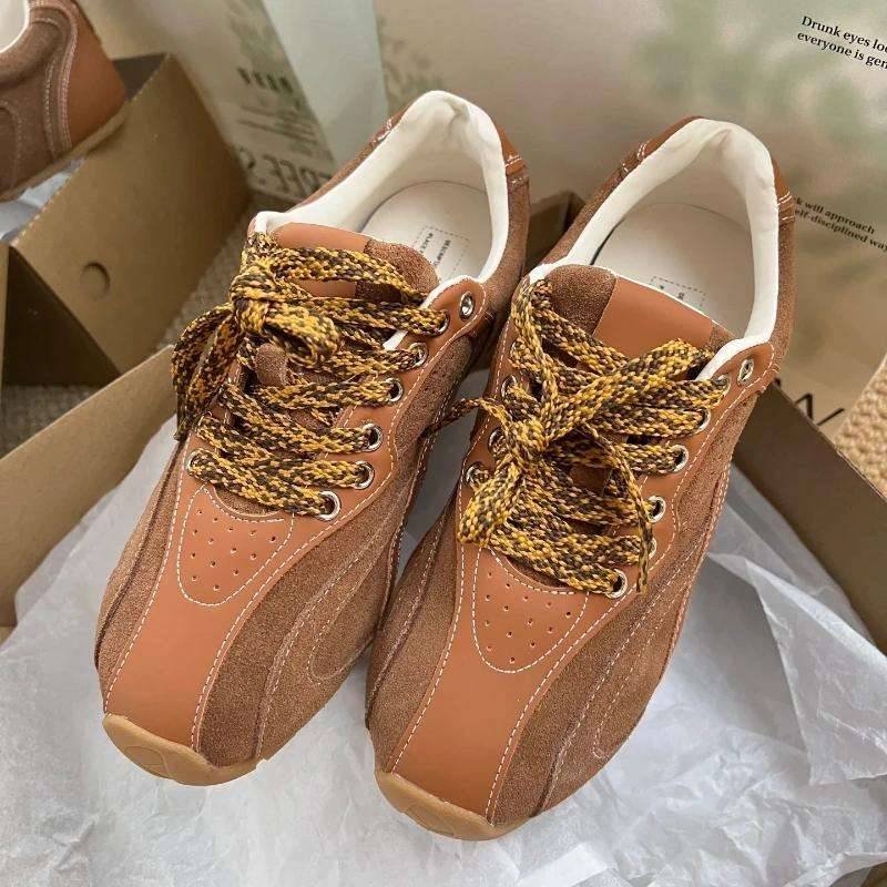 Zapatillas de suela gruesa, deportivos informales retro Zapatillas de Mujer Zapatillas de suela gruesa, deportivos informales retro Zapatillas de Mujer