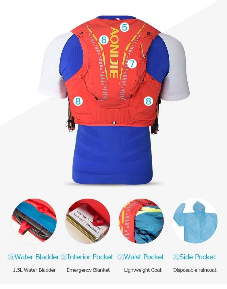 12L Hydration Vest Backpack