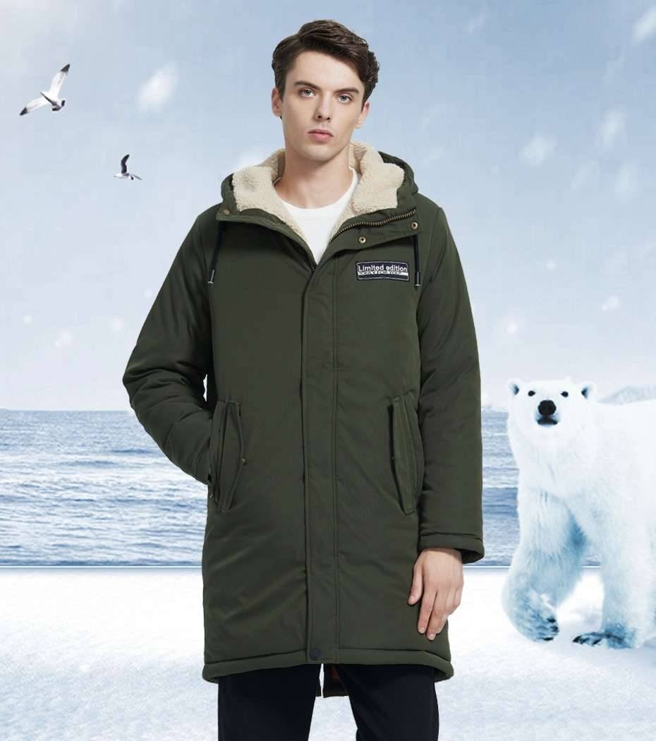 Men's Winter Hooded Parka Men's Winter Hooded Parka