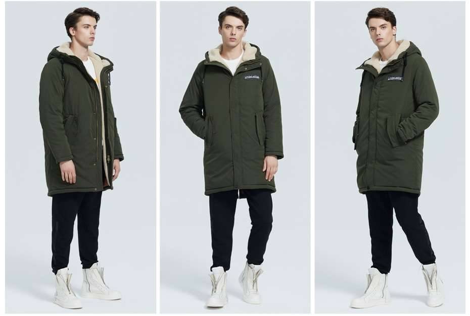 Men's Winter Hooded Parka Men's Winter Hooded Parka
