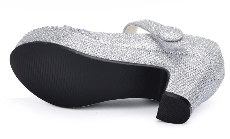 Girl's Cute Bright Heeled Shoes