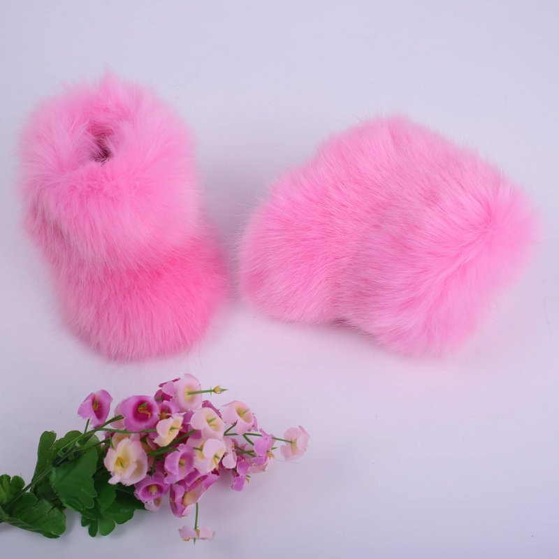 Girls Fur Snow Boots