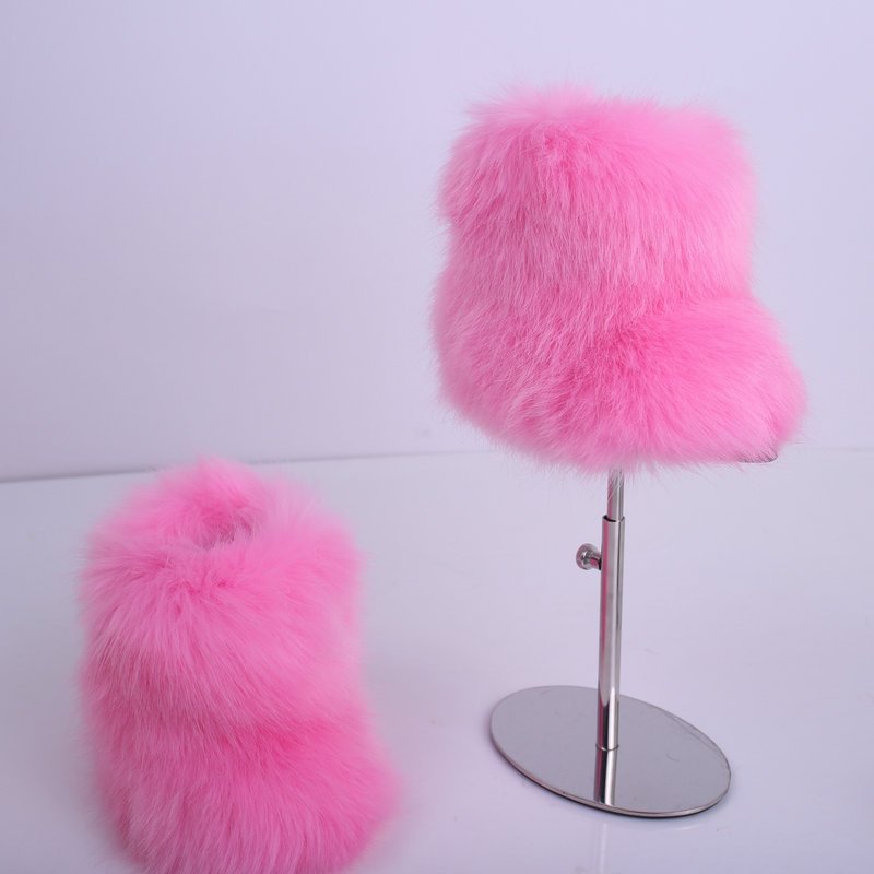 Girls Fur Snow Boots