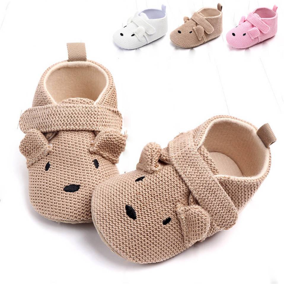 Cute Warm Bear Baby First Walkers Zapatillas Niños/Niñas Zapatos Cute Warm Bear Baby First Walkers Zapatillas Niños/Niñas Zapatos