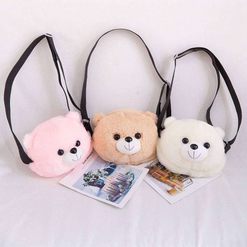 Baby Bear Shaped Plush Bag
