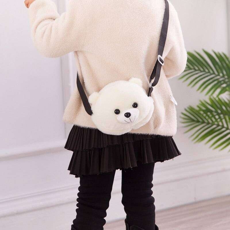 Baby Bear Shaped Plush Bag