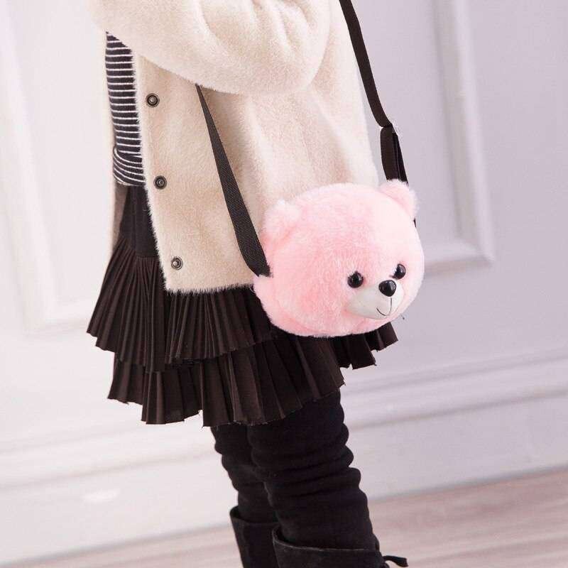 Baby Bear Shaped Plush Bag