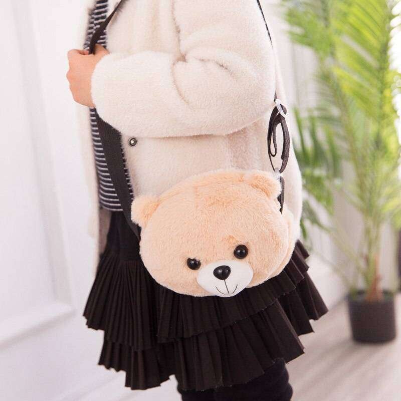 Baby Bear Shaped Plush Bag