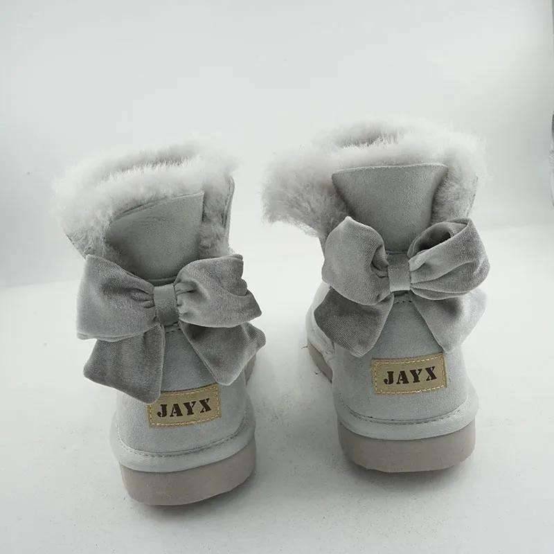 Botas clásicas de nieve de piel de oveja 100% con lazo de terciopelo Botas , zapatos y botines de Mujer Botas clásicas de nieve de piel de oveja 100% con lazo de terciopelo Botas , zapatos y botines de Mujer