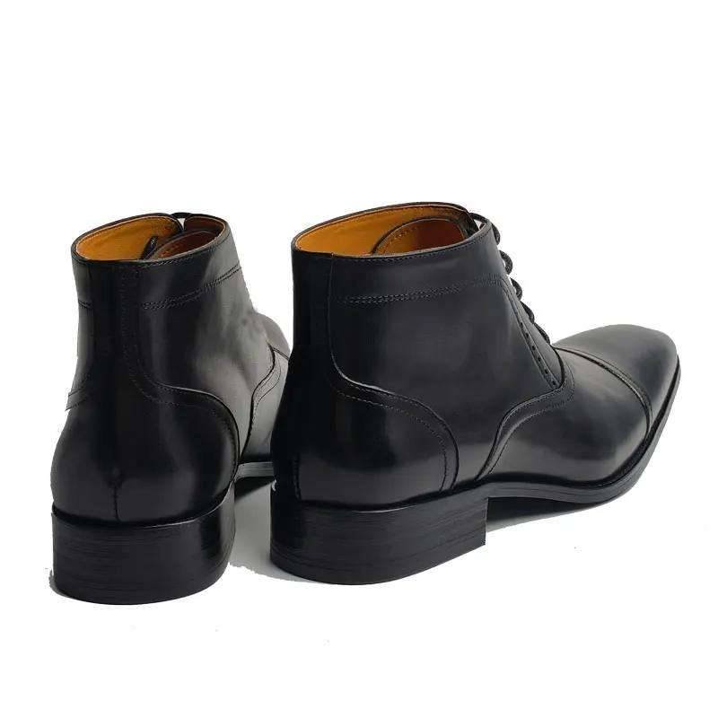 Botines de cuero para hombre con cordones Botas , Zapatos y Botines de Hombre Botines de cuero para hombre con cordones Botas , Zapatos y Botines de Hombre
