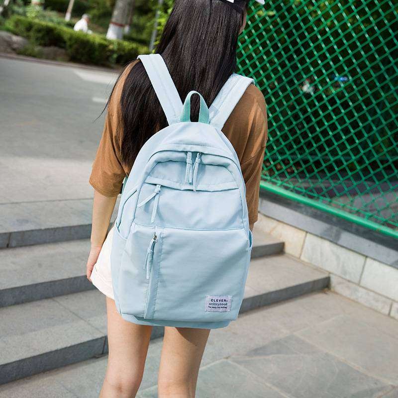 Girl's Waterproof Nylon School Bag